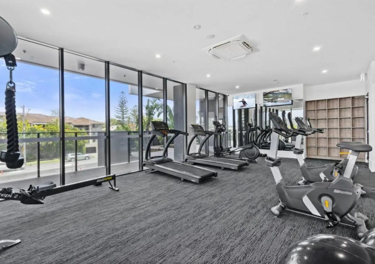 גולד קוסט Immaculate Burleigh Apartment At Sandbar Burleigh Heads 0*, גולד קוסט